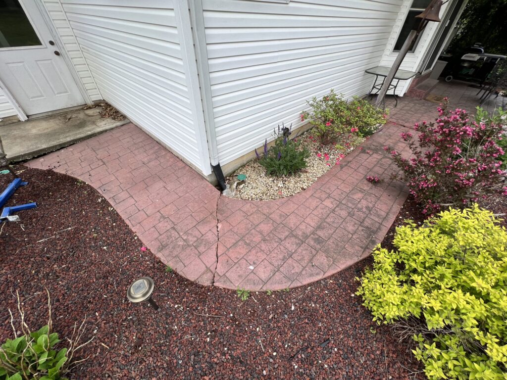 Wraparound Sidewalk Before