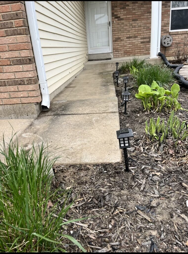 Front Walk After