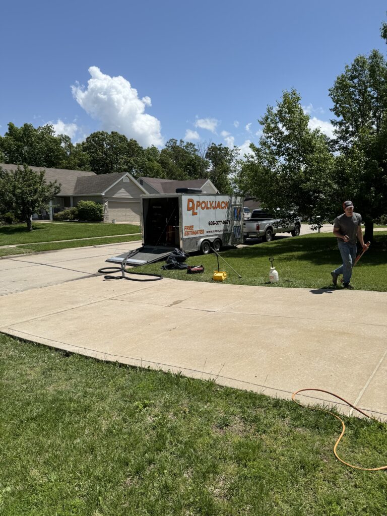 Driveway Lifted 2 inches and filled for support