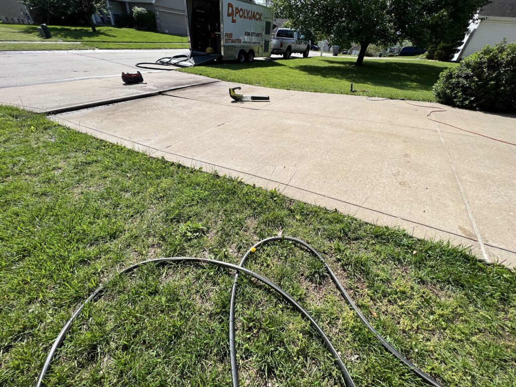 Driveway 2 inches Settled