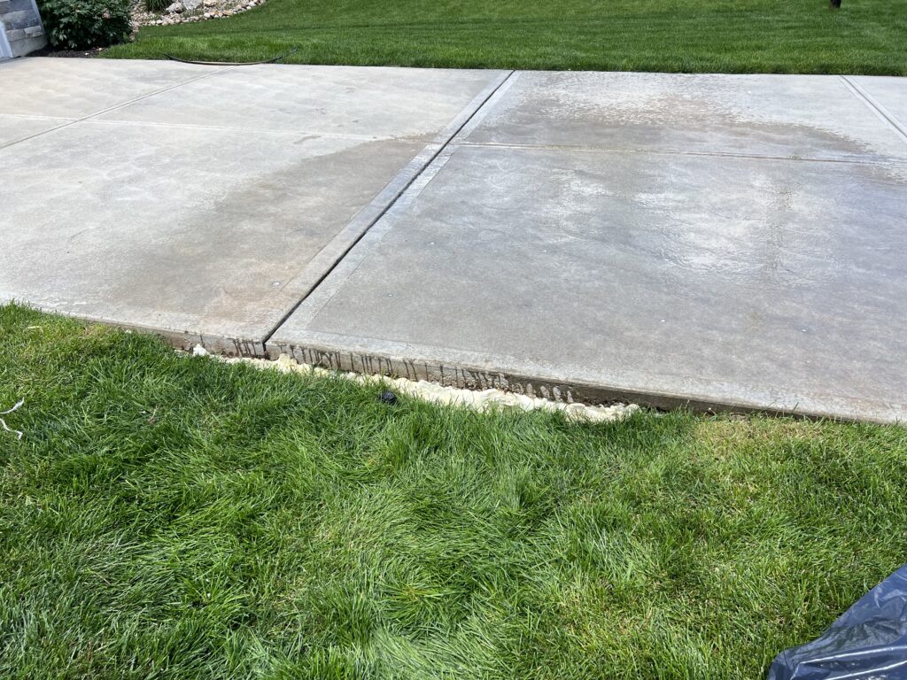 Large Void Filled Beneath Driveway